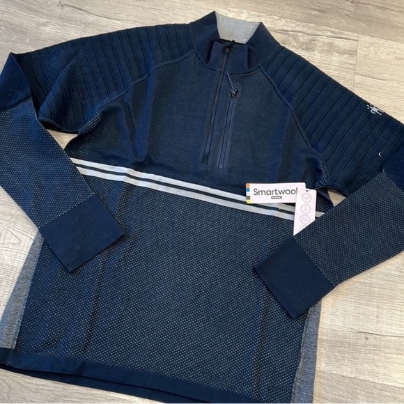 SMARTWOOL | Men's Intraknit Merino Tech 1/4 Zip - Picture 5 of 8